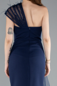 Long Navy Blue Evening Dress ABU4969