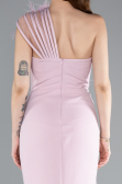 Long Powder Color Evening Dress ABU4969
