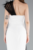 Long Black-White Evening Dress ABU4969