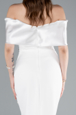 Long White Evening Dress ABU4973