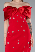 Long Red Evening Dress ABU4973