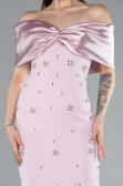Long Powder Color Evening Dress ABU4973