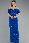 Long Sax Blue Evening Dress ABU4973