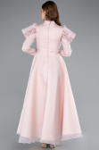 Midi Powder Color Hijab Dress ABK2351