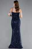 Long Navy Blue Evening Dress ABU4980
