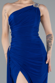 Long Sax Blue Evening Dress ABU2964