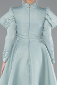 Midi Mint Hijab Dress ABK2351