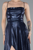 Long Navy Blue Prom Gown ABU4996
