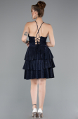 Short Navy Blue Cocktail Dress ABK2357