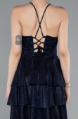 Short Navy Blue Cocktail Dress ABK2357