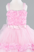 Front Short Back Long Powder Color Girl Dress ABO115