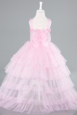 Front Short Back Long Powder Color Girl Dress ABO115