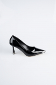 Black Patent Leather Stiletto AB1137