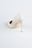 Beige Leather Stiletto AB1140