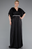 Long Black Formal Plus Size Dress ABU4914