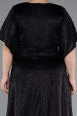 Long Black Formal Plus Size Dress ABU4914