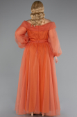 Orange Long Oversized Evening Dress ABU1535