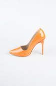 Orange Patent Leather Stiletto ABR1140
