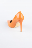 Orange Patent Leather Stiletto ABR1140