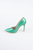 Green Patent Leather Stiletto ABR1140