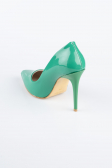 Green Patent Leather Stiletto ABR1140