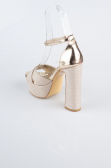 Gold Evening Shoe MJ4243