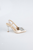 Mink Satin Evening Shoe MJ9005