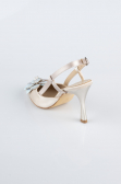 Mink Satin Evening Shoe MJ9005