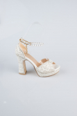 White Stony Evening Shoe MJ9007