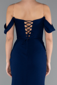 Long Navy Blue Evening Dress ABU5016
