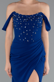 Long Sax Blue Evening Dress ABU5016