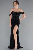 Long Black Evening Dress ABU5016