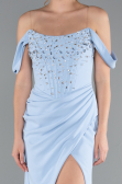 Long Light Blue Evening Dress ABU5016
