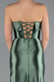 Pistachio Green Long Prom Gown ABU4944