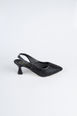 Black Stony Evening Shoe MJ5310