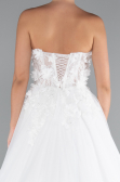 Long White Wedding Dress ABG135