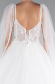 Long White Wedding Dress ABG137
