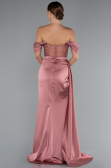 Onion Skin Long Satin Evening Dress ABU5034