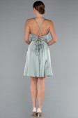 Short Mint Satin Cocktail Dress ABK2366