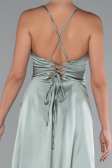 Short Mint Satin Cocktail Dress ABK2366