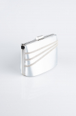 Grey Satin Night Bag SH822