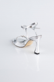 Silver Patent Leather Evening Shoe AB1141