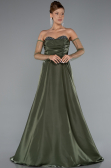 Olive Drab Long Evening Dress ABU3604