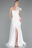 Long White Evening Dress ABU4969