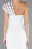 Long White Evening Dress ABU4969