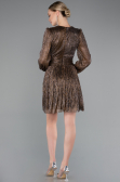 Short Copper Cocktail Dress ABK2376