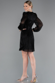 Short Black Cocktail Dress ABK2376