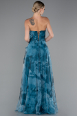 Oil Green Long Evening Dress ABU3360
