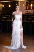 Long White Evening Dress ABU5071