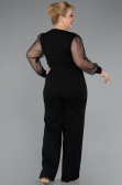 Long Black Plus Size Cocktail Dress ABT131